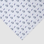 Zeilboot en Anchor Tissuepapier (Detail)