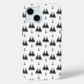 Zeilboot en anker Case-Mate iPhone case (Achterkant)