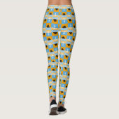 Zeilboot en ankerpatroon leggings (Achterkant)