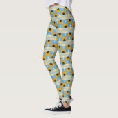 Zeilboot en ankerpatroon leggings (Links)