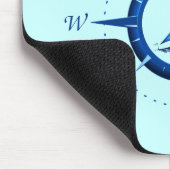 Zeilboot en kompas Roos Muismat (Hoek)