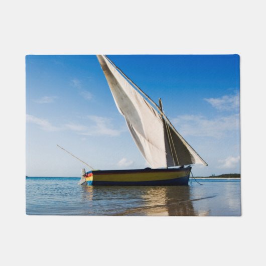 Zeilboot en -schaal | Mozambique, Benguerra Lodge Deurmat (Voorkant)
