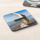 Zeilboot en -schaal | Mozambique, Benguerra Lodge Drankjes Onderzetter (Linkerzijde)