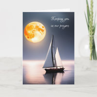 Zeilboot en Volle Maan Sympathie