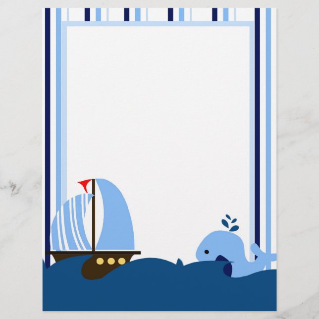 Zeilboot en walvisvaart (Voorkant)