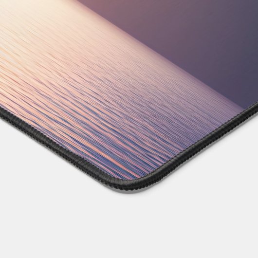 Zeilboot en Zeemeeuw Sunset Scene Bureaumat (Hoek)