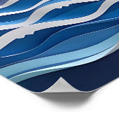 Zeilboot en Zonneschijn | Papieren Quilling Poster (Hoek)
