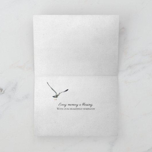 Zeilboot en zonsondergang op Lake sympathy Kaart (Binnen)