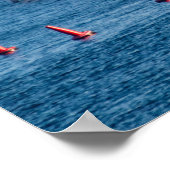 Zeilboot Enter Main Channel - Marina Del Rey, CA Poster (Hoek)