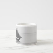 Zeilboot espresso cup kop (Voorkant)