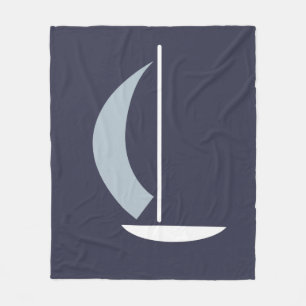 Zeilboot Fleece Deken
