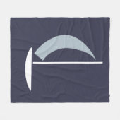 Zeilboot Fleece Deken (Voorkant (Horizontaal))