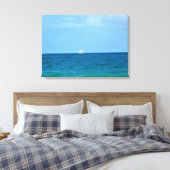 Zeilboot, Fort Lauderdale, Florida Canvas Afdruk (Insitu (Slaapkamer))