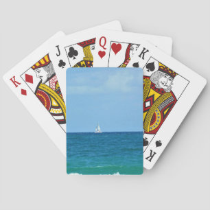 Zeilboot, Fort Lauderdale, Florida Pokerkaarten