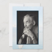 Zeilboot Foto Begrafenis Viering van het leven Kaart (Achterkant)