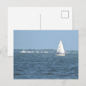 Zeilboot Foto Briefkaart (Voorkant / Achterkant)