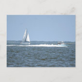 Zeilboot Foto Briefkaart (Voorkant)