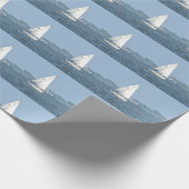 zeilboot foto inpakpapier (Hoek)