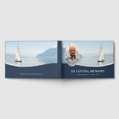 Zeilboot Foto Ter Nagedachtenis Funeral Gastenboek (Volledig)