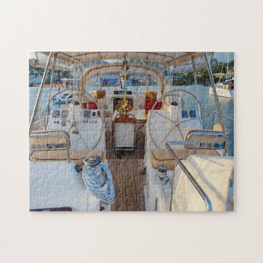 Zeilboot Grenada Caraïben. Legpuzzel (Horizontaal)