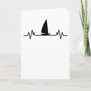 Zeilboot Hartslag Skipper Pret Catamaran Cadeau Kaart