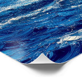Zeilboot Impasto Schilderij Perfect Poster (Hoek)