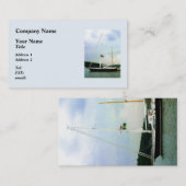 Zeilboot in Anchor Visitekaartje (Voorkant / Achterkant)