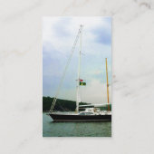 Zeilboot in Anchor Visitekaartje (Achterkant)