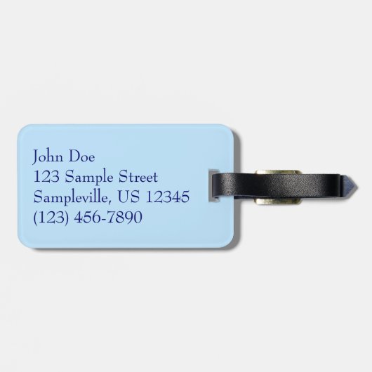 Zeilboot in de buurt van St. Thomas Bagagelabel (Achterkant horizontaal)