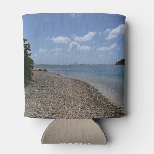 Zeilboot in de buurt van St. Thomas Blikjeskoeler (Achterkant)