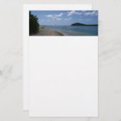 Zeilboot in de buurt van St. Thomas Briefpapier (Voorkant / Achterkant)