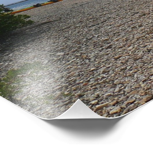 Zeilboot in de buurt van St. Thomas Foto Afdruk (Hoek)