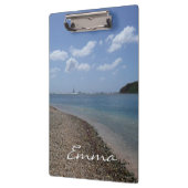 Zeilboot in de buurt van St. Thomas Klembord (Links)