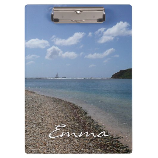 Zeilboot in de buurt van St. Thomas Klembord (Voorkant)