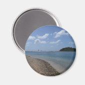 Zeilboot in de buurt van St. Thomas Magneet (Voorkant / Achterkant)