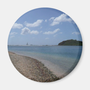 Zeilboot in de buurt van St. Thomas Magneet