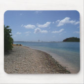 Zeilboot in de buurt van St. Thomas Muismat (Voorkant)