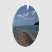 Zeilboot in de buurt van St. Thomas Ornament (voorkant)