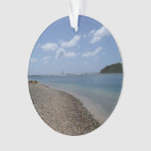 Zeilboot in de buurt van St. Thomas Ornament (voorkant)