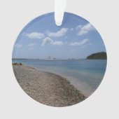 Zeilboot in de buurt van St. Thomas Ornament (voorkant)