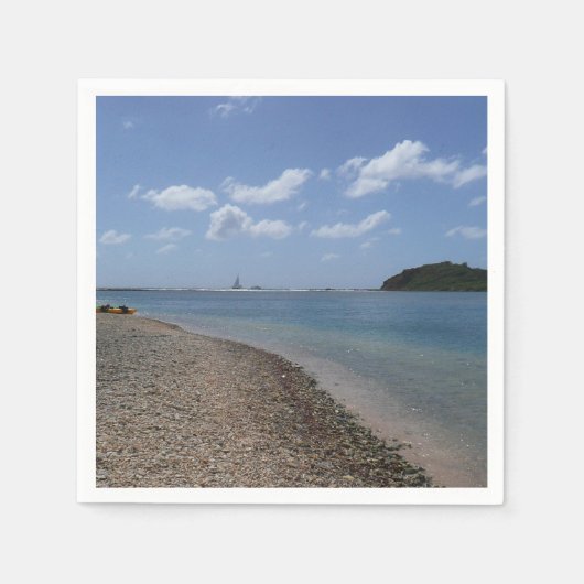 Zeilboot in de buurt van St. Thomas Servet (Voorkant)