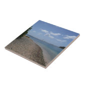 Zeilboot in de buurt van St. Thomas Tegeltje (Zijkant)