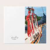 Zeilboot in de Cove Kaart (Buitenkant ongevouwen)