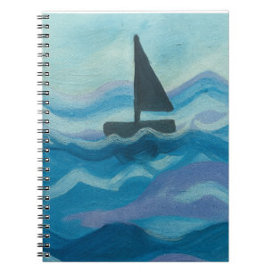 Zeilboot in de Oceaan Notitieboek