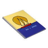 Zeilboot in de Zon Notitieboek (Rechterzijde)