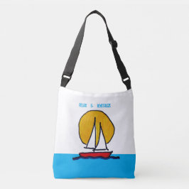 Zeilboot in de Zon - Ontspan & Revitaliseer Crossbody Tas