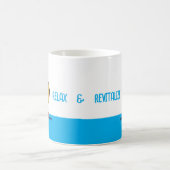 Zeilboot in de zon Relax & Revitalize Koffiemok (Center)