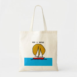 Zeilboot in de zon - Relax & Revitalize Tote Bag