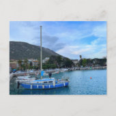 Zeilboot in Harbour Corinth Greece Briefkaart (Voorkant)