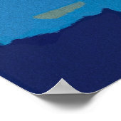 Zeilboot in Harbour Poster (Hoek)